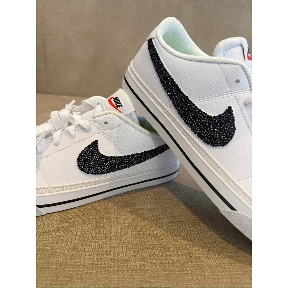 Bling Custom Nike Court Legacy Next Nature Women's Sneaker 9.5